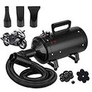 2800W Motorbike Dryer,Car Bike Air Dryer Blower,- Powerful,Portable Bike Dryer for Drying,Dusting,Drying and Valeting Motorcycles and Other Vehicles Inaccessible Areas with High Pressure Air Flow
