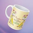 Family Shoping Teachers Day Gifts Items Thank You for Helping Me Grow Ceramic Printed Coffee Mug Tea Cup_320ml