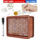 Cash Vault Wooden Savings Box, Wooden Cash Saver Money Box, Cash Saver Box - USA