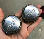 Two 1950s WELSH  PEDAL CAR HUBCAPS USED