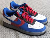 Nike Zapatos Hombres 10.5 Azul Rojo New York Rangers Air Force 1 Low By You DN4162 991
