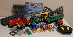 Lego City 7898 Tren de Carga de Lujo 99% Completo con Instrucciones y Figuras Leer Desc