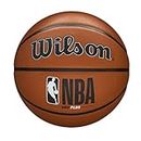 Wilson Pallone da Basket NBA DRV Plus Basketball, Utilizzo Outdoor, Gomma, Misura 7, Marrone