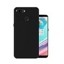 HELLO ZONE Soft Back Case Cover for One Plus 5T - Black
