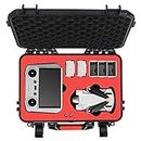 HARDshell case for DJI Mavic Mini 4 Pro Drone /DJI Mini 4 / Dji MINI 3, 3 PRO Water Proof + Straps (for DJI RC 2/ RC-N1/Dji RC) ABS Portable Storage Hand Helicam Carry Bag Fits Hubs,Tablets,Combo Kit