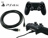 Cavo piombo caricabatterie 2 m Play + ricarica per controller PlayStation PS4 Pro GamePad