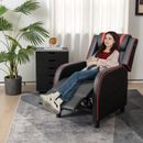 Inbox Zero Faux Leather Reclining Massage Chair Faux Leather in Red/Black | 41 H x 23 W x 24 D in | Wayfair 69FC105F1DC1461A99C34FCA78428FE0
