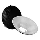 Fotodiox 10DISH-16-AB-kit 16-Inch Pro Beauty Dish Kit with Honeycomb Grid for Alien Bees, Strobe Flash Light B400, B800 and B1600