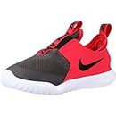 Nike Kids' Preschool Flex Runner Running Shoes (Medium Ash/Black-Red, Numeric_10)