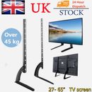 Universal Top TV Table Stand Leg Mount LED LCD Flat TV Screen 27-65" Bracket