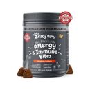 Zesty Paws Vet Strength Allergy & Immune Bites Soft Chews Fish Oil Supplement for Dogs, 90 count