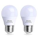 Acaxin LED Refrigerator Light Bulb 4W 40Watt Equivalent, Waterproof Replacement for Frigidaire, Freezer IP54, 120V E26 Daylight White 5000K 400 Lumen, A15 Appliance Bulb
