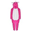 A2Z 4 Kids Licorne Onesie pour Enfants Super Doux Pyjamas Confortable - E.Soft Unicorn Cerise 9-10