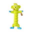 Foodie Puppies Natural Latex Rubber Squeaky (Green Monkey) Dog Toy | Small to Medium Dogs & Puppy | Durable, Animal Design, Fetch & Chew Safe Play Toy | Reduce Separation Anxiety
