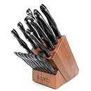 Cutco - Set di coltelli da cucina, 19 pezzi, con supporto in legno di ciliegio