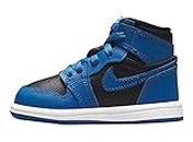 Nike Jordan Baby Boy's Jordan 1 Retro High OG (Infant/Toddler) Dark Marina Blue/Black/White 4 Toddler M