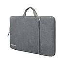 Dyazo 14 Inch Laptop Sleeve | Cover | Case With Handle & One Front Accessories Pocket Compatible For Chromebooks Macbook Chromebook & Other Laptops Computer Upto 14 Inches (Grey)