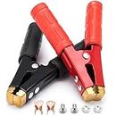 HerMia 800A Heavy Duty Pure Copper Jumper Cables Boost Clamp Car Battery Charger Clamps (2 PCS)