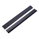2 Pack Flexible Kitchen Stove Gap Covers, Silicone Gap Fillers Between Counter and Stovetop, Oven, Washer, Dryer, Easy to Wipe, Food grade 21 Inches Black
