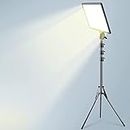 GiftMax® LED Video Soft Light Panel, for Studio Photography | Video Recording | Conference | YouTube,2700K-5700K CRI95+ | with Remote Control (Camera Light with 7Ft Stand)