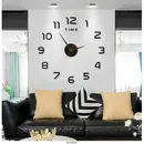 2023 DIY Quarzuhr Mode Uhr Wohnzimmer Home Dekoration Uhr Wanduhren Acryl Spiegel Aufkleber Dekor