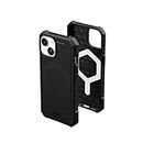 URBAN ARMOR GEAR UAG Case Compatible with iPhone 15 Case 6.1" Essential Armor Black Built-in Magnet Compatible with MagSafe Charging Rugged Military Grade Dropproof Protective Cover
