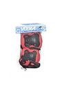 Veera Knee & Elbow Pads/Guards for Protective Gear Set for Roller Skates, Cycling, Skateboard, Scooter Riding for Outdoor Sports (Red)