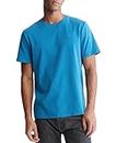 Calvin Klein Men's Regular Fit T Shirt (40HM265421_Blue S)