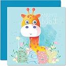 New Baby Boy Card - Beautiful Baby - Congratulations Baby Boy Cards Newborn, Well Done Congrats New Baby Cards, Welcome To The World Home Gifts, 145mm x 145mm Baby Greeting Cards for Parents