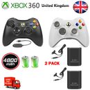 Controller Wireless GamePad For XBox 360/Slim/PC+4800mAH Battery Pack &USB Cable