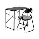 2-teilig schwarz/schwarz Büro Schreibtisch & Stuhl Set Zuhause Studium PC Laptop Computer Tisch