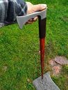 WALKING STICK AXE ROSE WOOD HANDLE CARBON STEEL AXE BEST GIFT FOR GRAND PARENTS