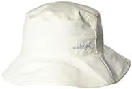 adidas Golf Standard Womens Reversible Ponytail Sun Bucket Hat, White, OSFM