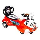 Mee Mee Baby Rideon with Push Car with Musical Tunes Toys for Kids Panda Twister with Push Car Musical Tunes Toy & Led Light (Red)