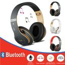 Wireless Bluetooth 5.1 Headphones Over-Ear Stereo Earphones For Android Phone UK
