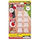 Ruby Sliders SEEN-ON-TV Premium Chair Covers Protect Outdoor Patios & Decks, Prevents Scratches, Stretchable, Fits Smaller Furniture Leg Sizes & Most Shapes, 8 Pack, One Size, Clear