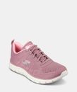 Skechers Women's New Staple Track Dark Rose Low Top Sneaker Shoes Footwear