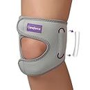 Careforce Knee Brace for Men with Side Pads for Meniscus Tear Pain Relief Adjustable Knee Support for Men-Tendon Support Knee Cap Knee Caps for Women, Knee support for Women with 4 Supportpad FreeSize