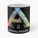 Survive Evolve Game Evolved Video Survival Dinosaurs Ark Best 11 Ounce Ceramic Coffee Mug