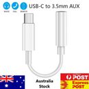 For Samsung  iPhone 15 USB Type C to 3.5mm 3.5 Aux Audio Cable Adapter Headphone