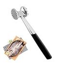 Meat Tenderizer Tool - Double-Sided Needle Food Hammer for Chicken, Pork, Turkey, and Fish,Zinc Alloy Food Hammer, Anti-Rust, for Outdoor Pork, Turkey, Fish, Barbeque and Kitchen Cooking Foccar