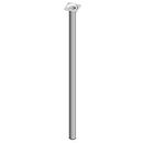Element System 18133-00277 4 Pieces Steel Pipe Round/Table Furniture Legs/Screw-mounting Plate Included/L = 700 mm/Ø 30 mm/White / 5 Colours / 11 Dimensions, 70 cm, Set of 4