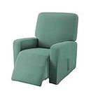 EBETA E Jacquard Sesselbezug, Sesselschoner, Stretchhusse für Relaxsessel Komplett, Elastisch Bezug für Fernsehsessel Liege Sessel (Hellgrün)