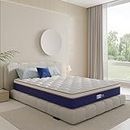 Bedstory Mattress, 10 inch Latex Hybrid Foam Mattress Queen Size with Responsive Latex Layer, Euro Top Design Pocketed Spring Premium Edge Support, CertiPUR-US Certified(Queen,60 * 80 Inch)