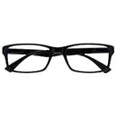 The Reading Glasses Company Black Readers Designer Style Mens Womens UVR092BK +1.00