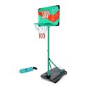 Kids 2.4m Adjustable Basketball Hoop & Stand Sports Net Backboard Stand Set Kids