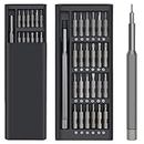 24 in 1 Precision Screwdriver Set with Magnetic Driver, Windspeed Pocket Manual Screwdriver Tool Kit with Sliding Closure, Mini Professional Repair Tools for Electronics/Watch/Camera/Laptop/Glasses