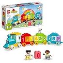 LEGO DUPLO Number Train - Learn to Count 10954 Building Toy; Introduce Toddlers to Numbers and Counting; Educational Number-Brick Train Helps Preschoolers Learn and Play