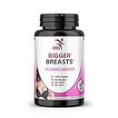 Bigger Breasts by SMS Pueraria Mirifica Supplement 500mg Root Extract Powder Veggie Capsules Promotes Women's Health, Organic Natural Herbal 60 Capsules