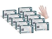 Carton Of 1000 Handicare Disposable Vinyl Powder Free Gloves